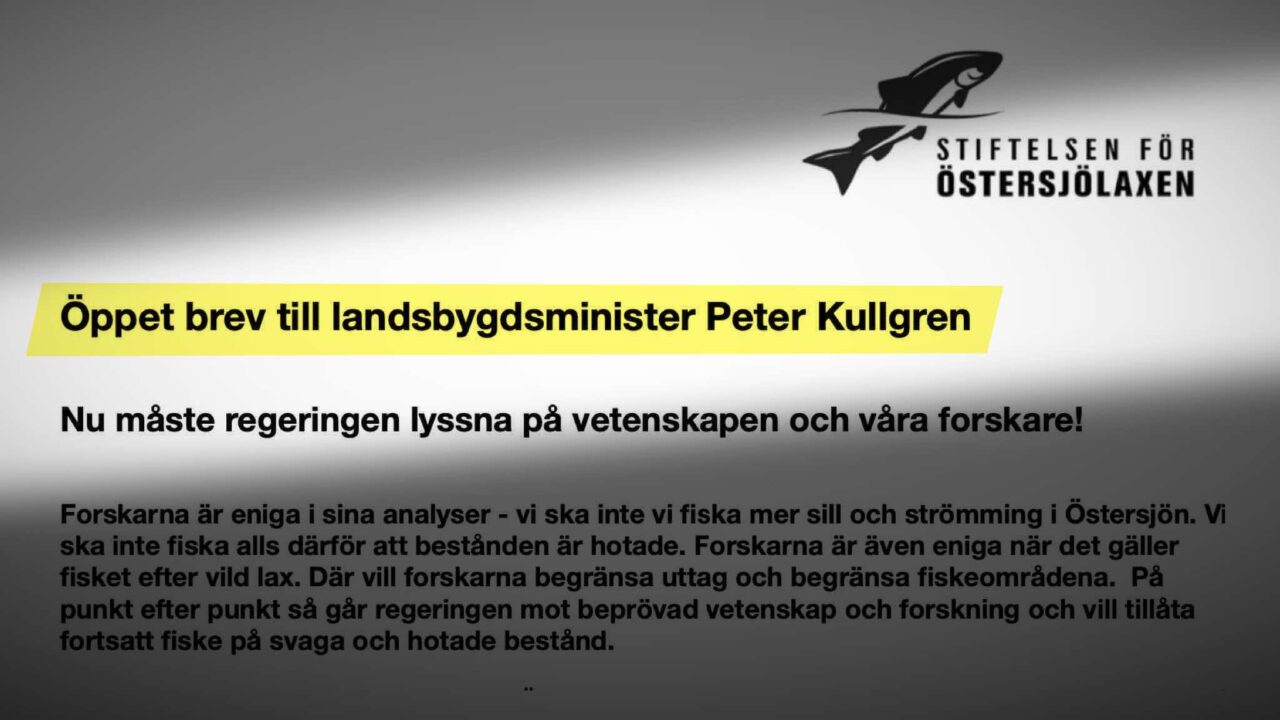 Öppet brev – till landsbygdsministern